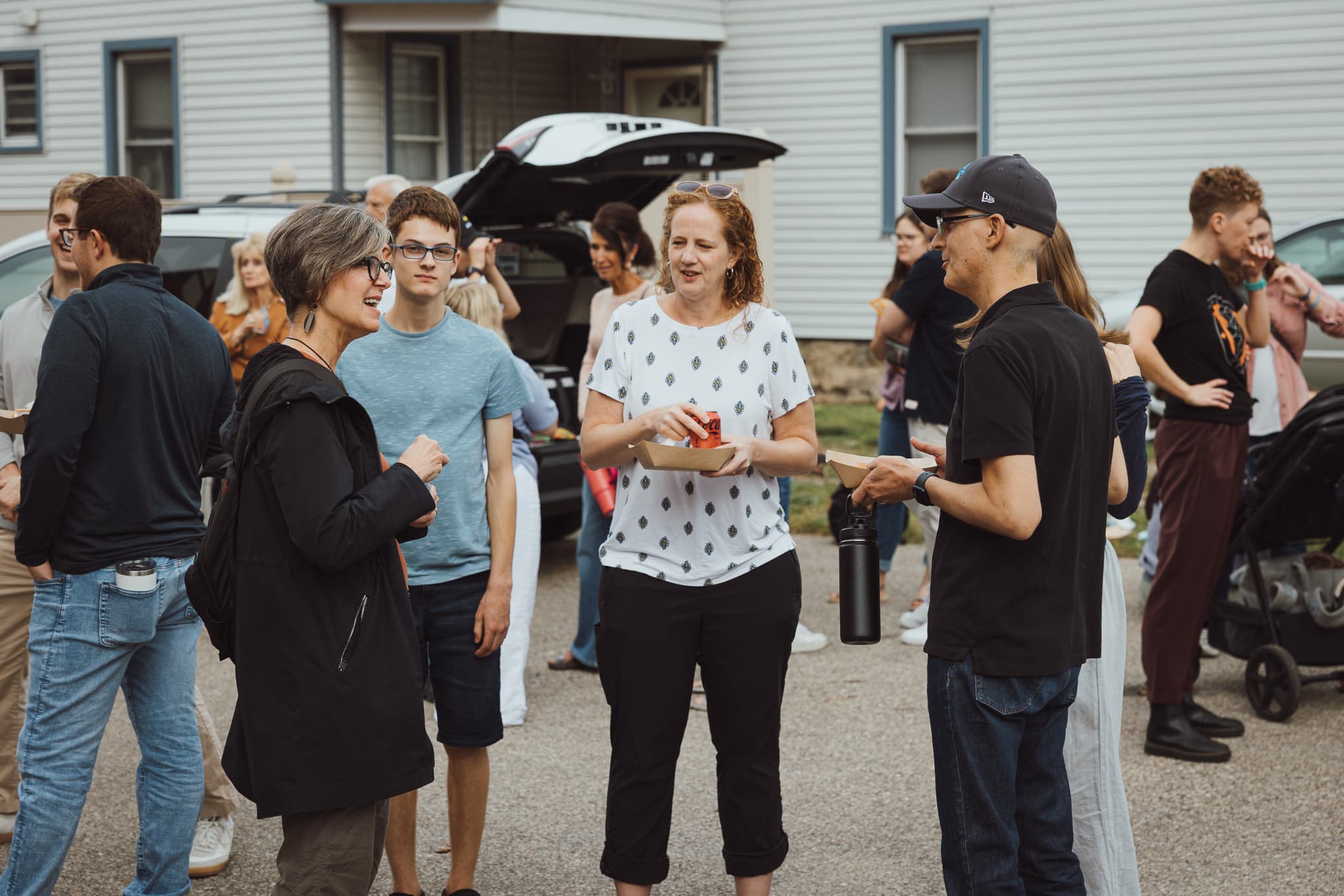 River City Church community together outside