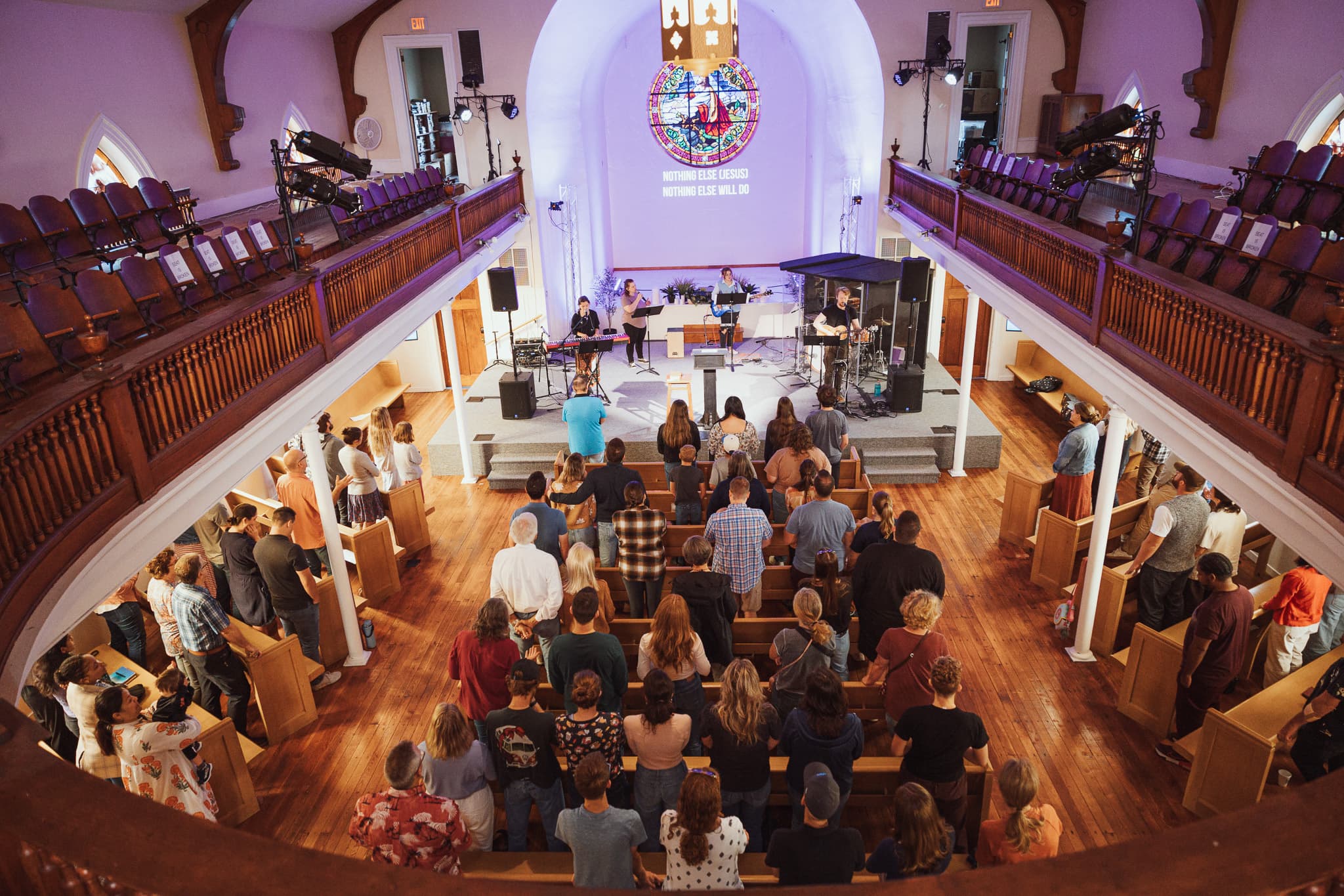 River City Church families in conversation